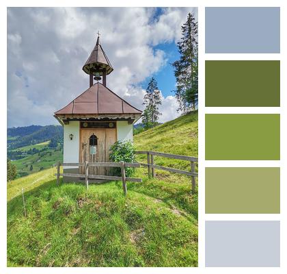 Chapel Austria Landscape Image