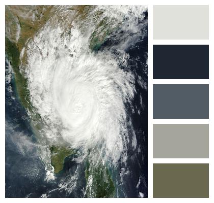 Hurricane Cyclone Thane Image