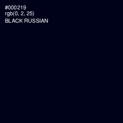 #000219 - Black Russian Color Image