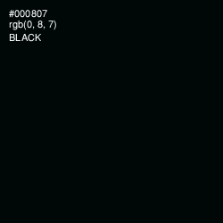 #000807 - Black Color Image