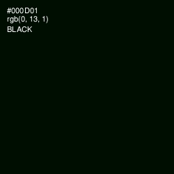 #000D01 - Black Color Image