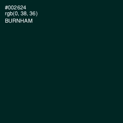 #002624 - Burnham Color Image
