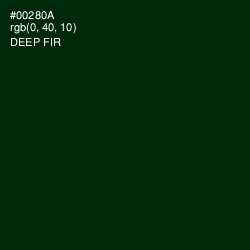 #00280A - Deep Fir Color Image
