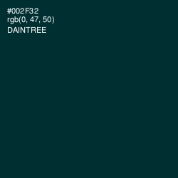 #002F32 - Daintree Color Image