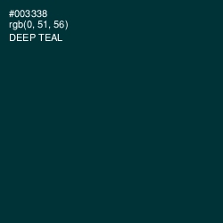 #003338 - Deep Teal Color Image
