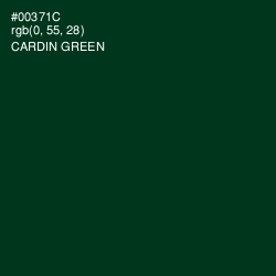 #00371C - Cardin Green Color Image
