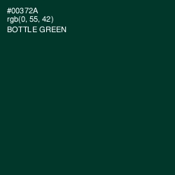 #00372A - Bottle Green Color Image