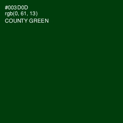 #003D0D - County Green Color Image