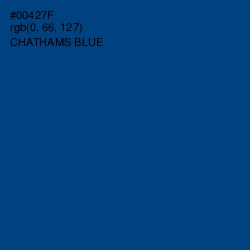 #00427F - Chathams Blue Color Image