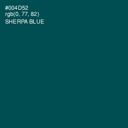 #004D52 - Sherpa Blue Color Image