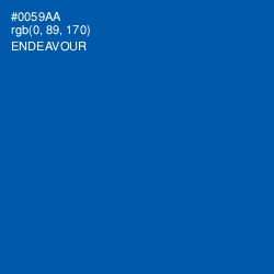 #0059AA - Endeavour Color Image
