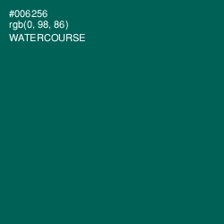 #006256 - Watercourse Color Image