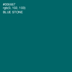#006667 - Blue Stone Color Image