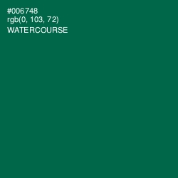 #006748 - Watercourse Color Image