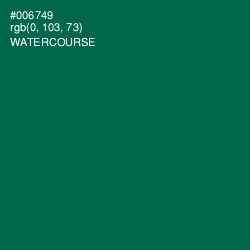 #006749 - Watercourse Color Image