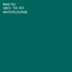 #00675C - Watercourse Color Image