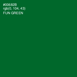 #00682B - Fun Green Color Image