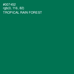 #007452 - Tropical Rain Forest Color Image