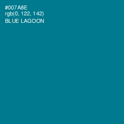 #007A8E - Blue Lagoon Color Image