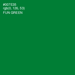 #007E35 - Fun Green Color Image