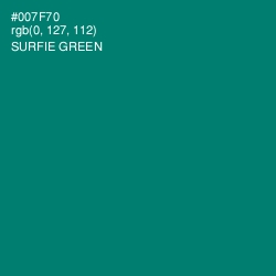 #007F70 - Surfie Green Color Image