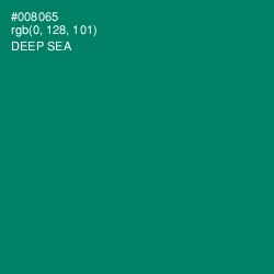 #008065 - Deep Sea Color Image
