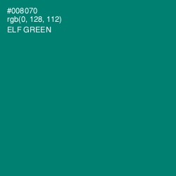 #008070 - Elf Green Color Image