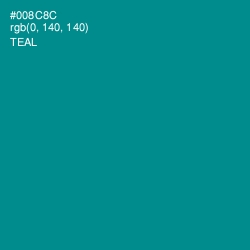 #008C8C - Teal Color Image