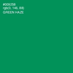 #009258 - Green Haze Color Image