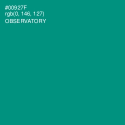 #00927F - Observatory Color Image