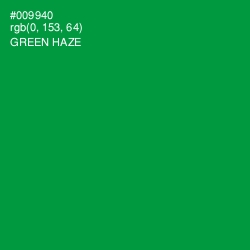 #009940 - Green Haze Color Image