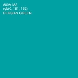 #00A1A2 - Persian Green Color Image