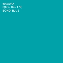 #00A2AA - Bondi Blue Color Image