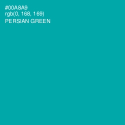 #00A8A9 - Persian Green Color Image