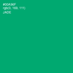 #00A96F - Jade Color Image