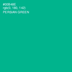 #00B48E - Persian Green Color Image
