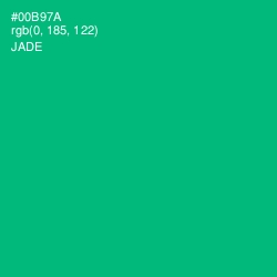 #00B97A - Jade Color Image