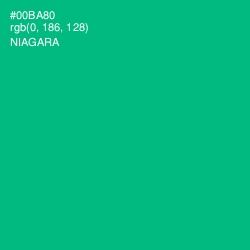 #00BA80 - Niagara Color Image