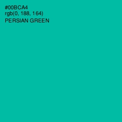 #00BCA4 - Persian Green Color Image