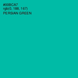 #00BCA7 - Persian Green Color Image