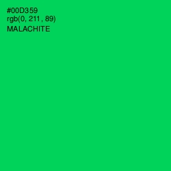 #00D359 - Malachite Color Image