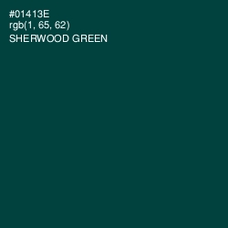#01413E - Sherwood Green Color Image