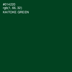#014220 - Kaitoke Green Color Image