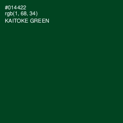 #014422 - Kaitoke Green Color Image