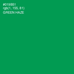 #019B51 - Green Haze Color Image