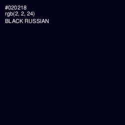 #020218 - Black Russian Color Image