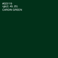 #023119 - Cardin Green Color Image