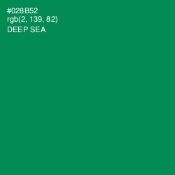 #028B52 - Deep Sea Color Image