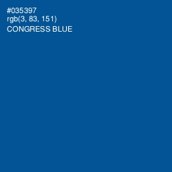 #035397 - Congress Blue Color Image