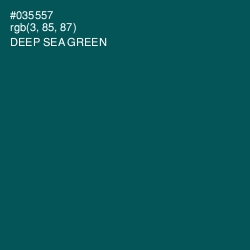 #035557 - Deep Sea Green Color Image